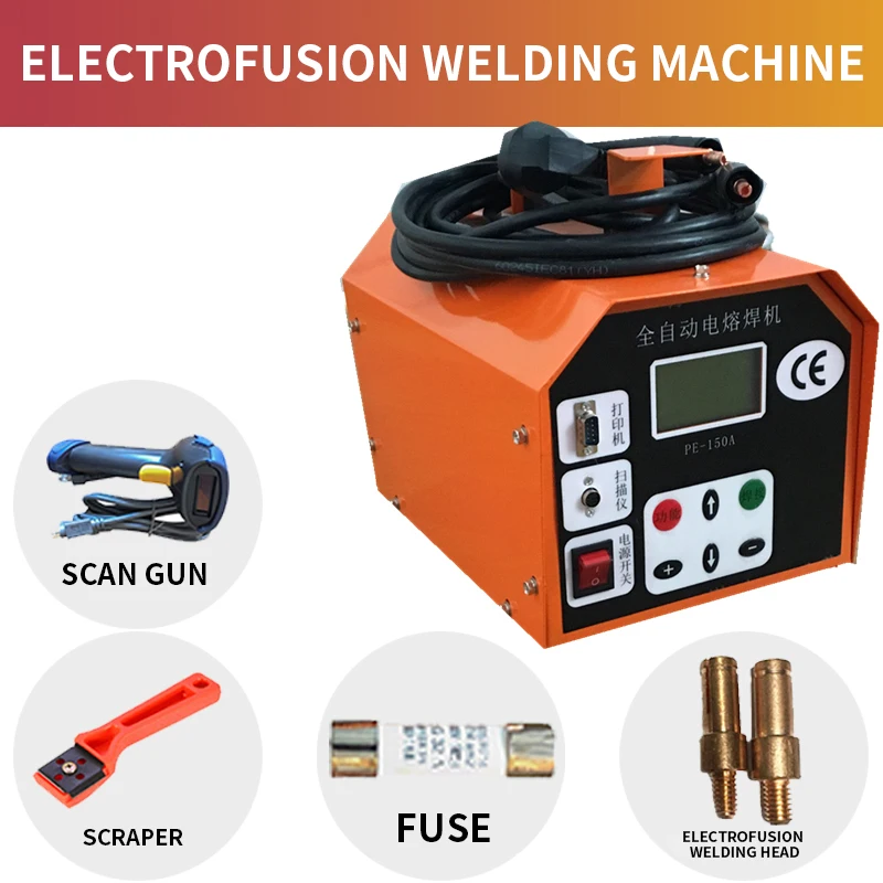 PE Electric Fusion Welding Machine PE250A butt welding machine PE pipe electric fusion welding machine fusion pipe