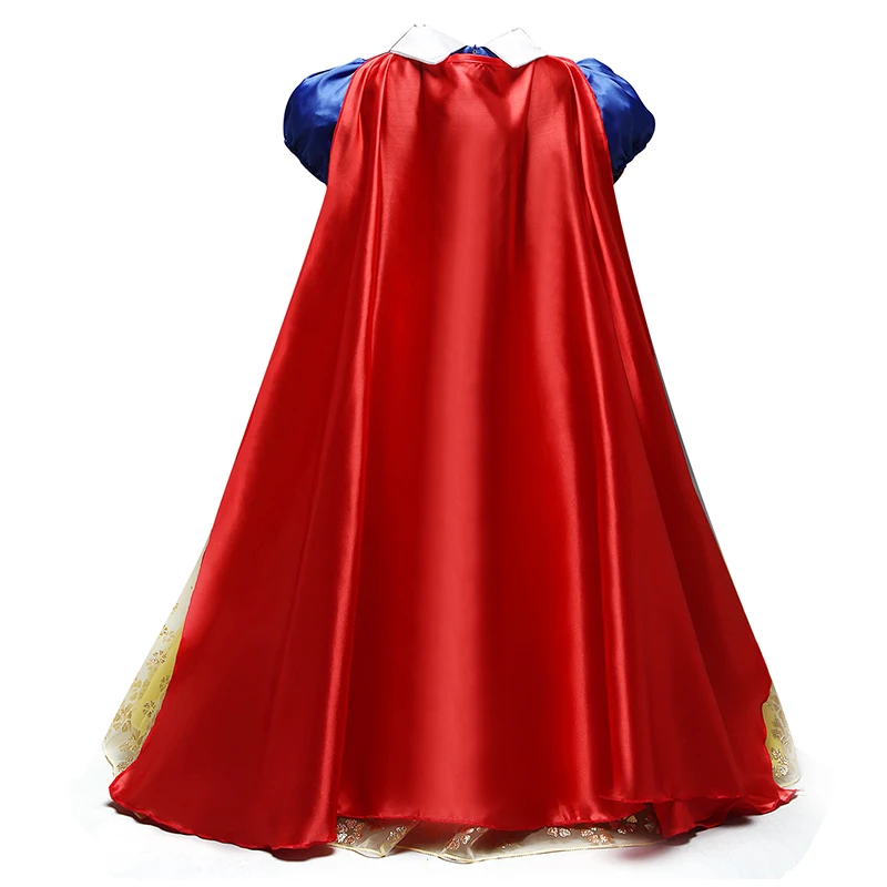 Girls Dress Princess Costume Children Cosplay Party Disfraz Kids Halloween Robe Fille new model children's dress