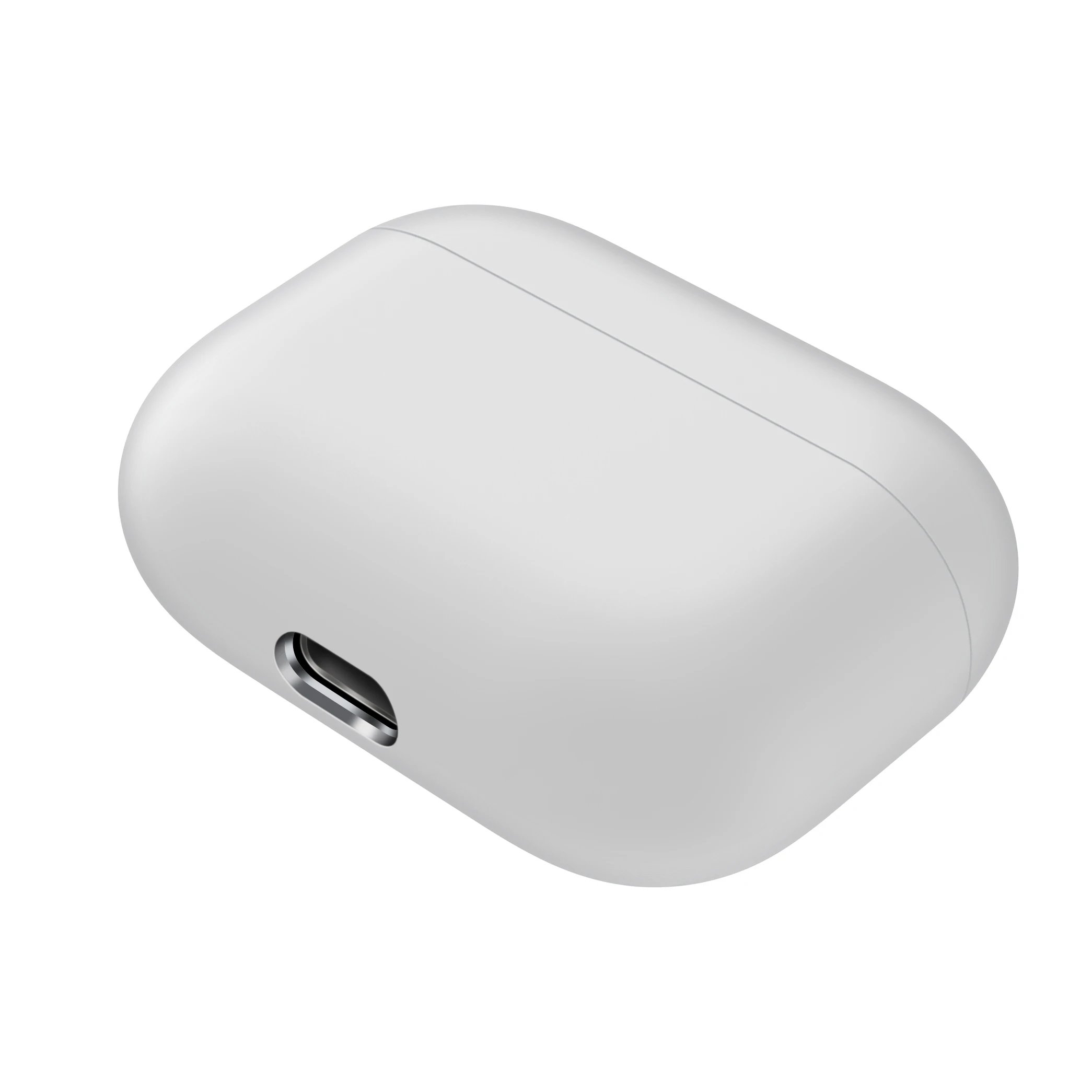 2 цвета жидкий силиконовый чехол для Airpods Pro Bluetooth наушники Мягкий защитный чехол для Apple Air Pods Pro Чехол для Airpods 3 - Цвет: white