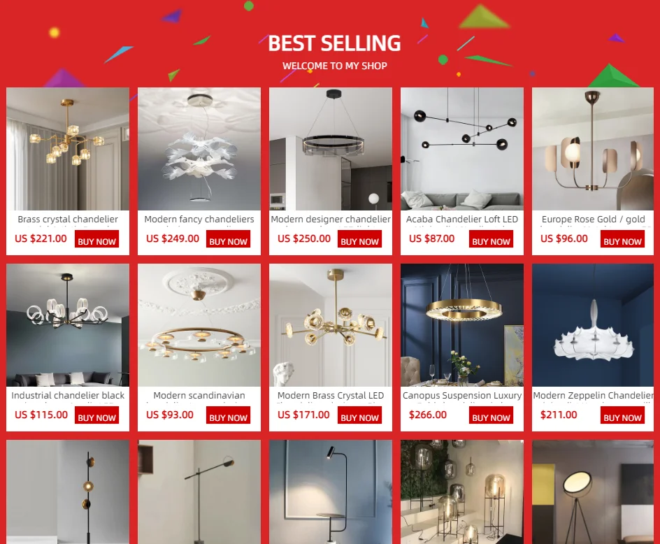 Description Picture 2 of itemLarge chandelier Luxury Mercury Collection Postmodern Creative design lamp replica Dining Room  Art bedroom chandeliers