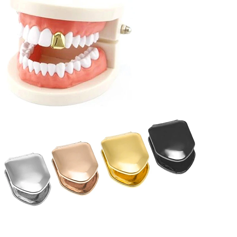 1 шт. маленькая Кепка для зубов с золотым покрытием в стиле хип-хоп кепка верхним