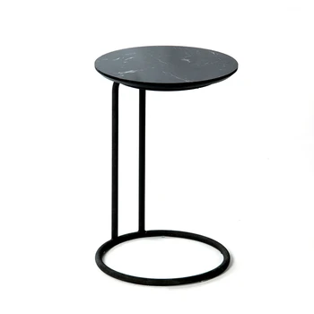 

Nordic Sofa, Sitting Table, Corner Table, Iron Marble Round Table, Simple Bedside Table, Balcony, Light Luxury Small Coffee Tabl