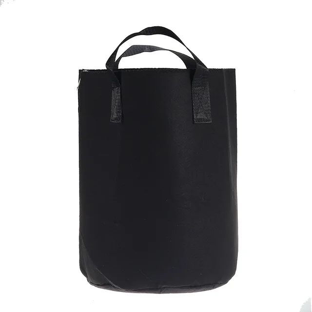 Black 30cmx25cm Плантатор посадка на балконе мешок картофеля клубника растение Растут Мешки для выращивания Открытый Вертикальный Сад Висячие Открытый Стиль Овощей - Цвет: Black 30cmx25cm