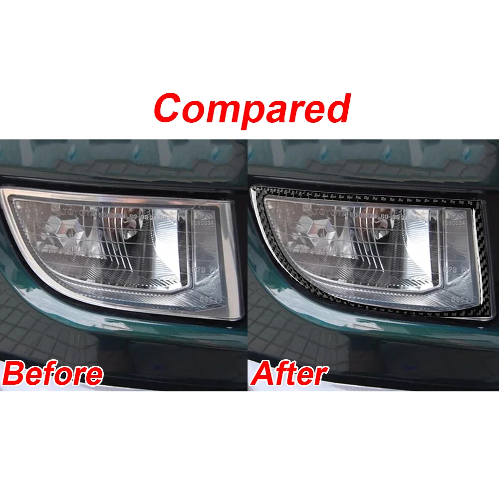 2 шт. наклейка на фары наклейки для Toyota Prado FJ150 FJ 150 2003 2009 углеродное волокно Стайлинг молдинги аксессуары