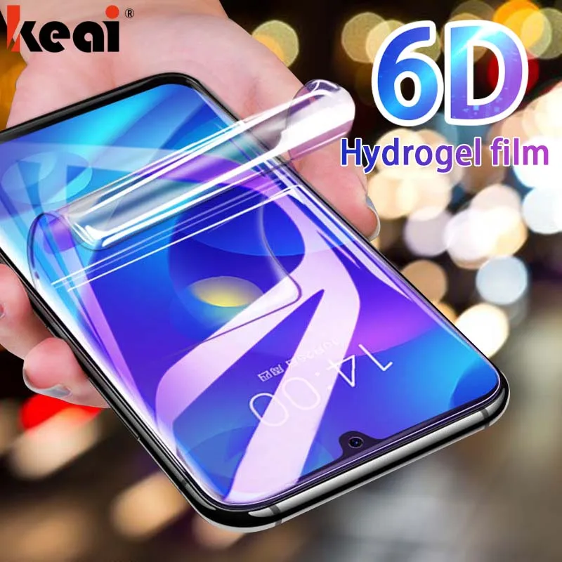 

6D Hydrogel Film For Xiaomi Redmi K20 Note 6 7 Pro Screen Protector For mi 9t A1 A2 5X 6X A3 CC9E CC9 8 Lite 9 SE Film Not Glass
