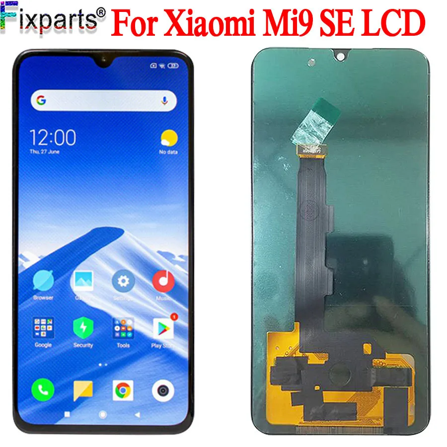 ЖК-дисплей TFT /Amoled для Xiaomi Mi9 SE сенсорный экран с дигитайзером в сборе запасные