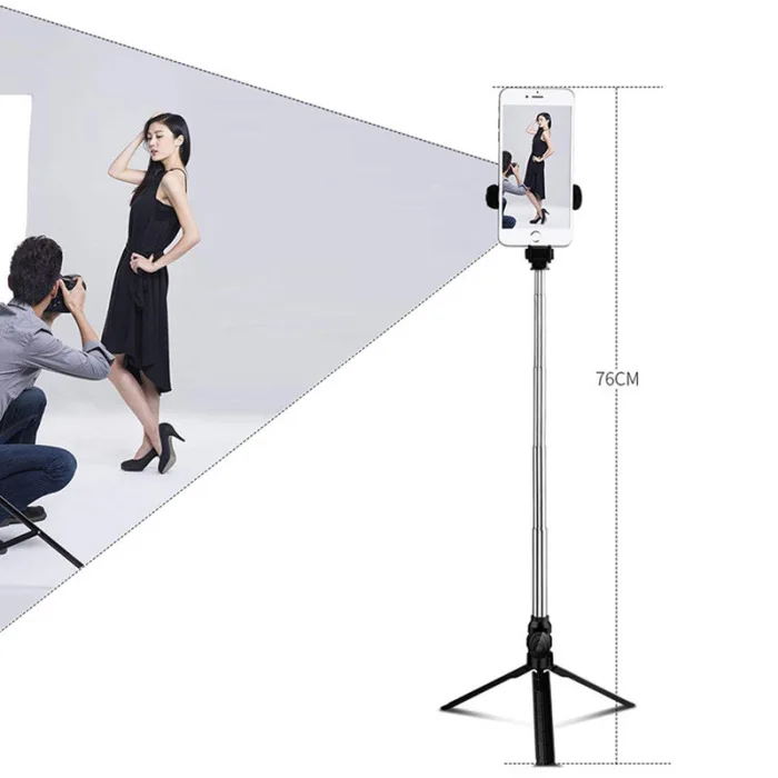 Selfie Tripod Bluetooth Portable Holder Aluminum Alloy Telescopic For Mobile Phone SP99