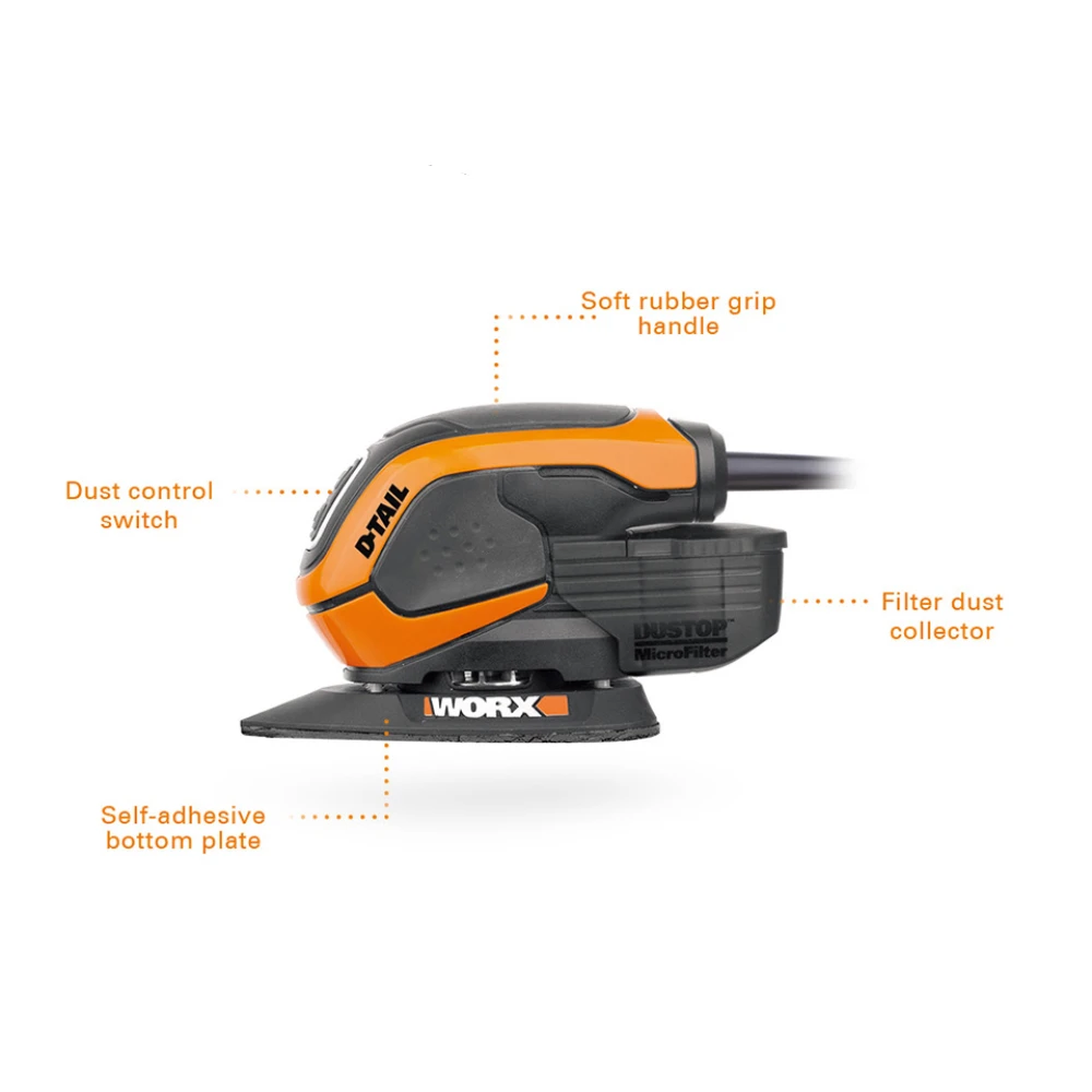 Worx WX648 мышь мини шлифовальный домашний Многофункциональный полировальный станок