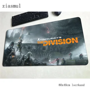 

tom clancy's the division mousepad 80x40cm Computer mouse mat gamer gamepad thick gaming mousemat desk pad office padmouse