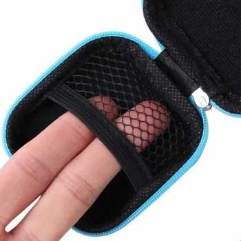 

5 colour Portable Data Cable Storage Bag Earphone Wire Organizer Case for Headphone Line Headset Closet Organizer Storage Box
