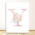 Flowers Wall Art Pictures For Girls Room Decoration Personalized Poster Baby Name Custom Canvas Painting Nursery Prints Pink 23