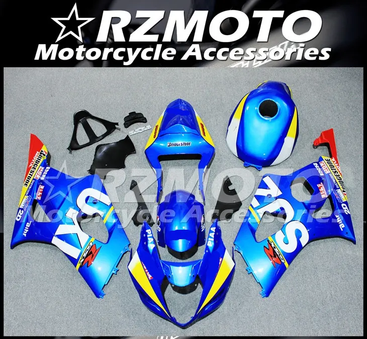 ABS мотоцикл обтекатель комплект для SUZUKI GSXR1000 K3 2003-2004 год кузов литья под давлением Магазин № 1030