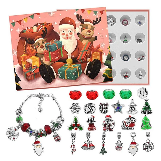 Advent Calendar Bracelet Charms  Advent Calendar Girls Jewelry - Christmas  24 Diy - Aliexpress