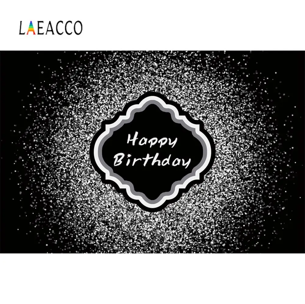 Laeacco Baby день рождения темно Золотой горошек детский портрет фото фон для