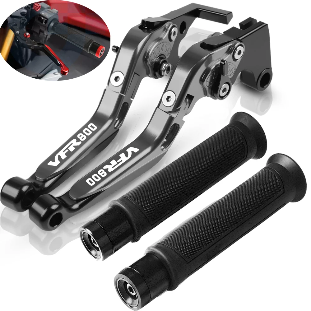 Для Honda VFR800 VTEC 2002 2003 2004 2005-2008 регулируемые складные рычаги сцепления для мотоцикла