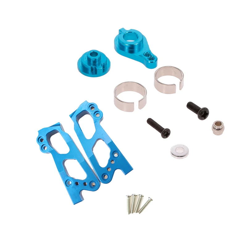 

2 Set for 1:12 Wltoys 12428 12423 FY-03 RC Car Parts Accessories, 1 Set 25T RC Car Steering Servo Arm Buffer Horn & 1 Set Shock