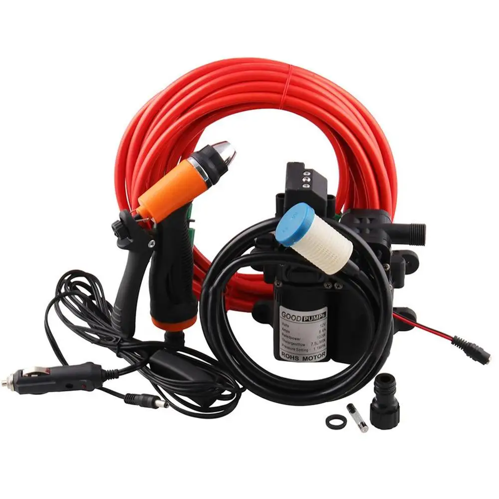 12V Портативный высокое Давление промывочная машина палуба насос 100 Вт