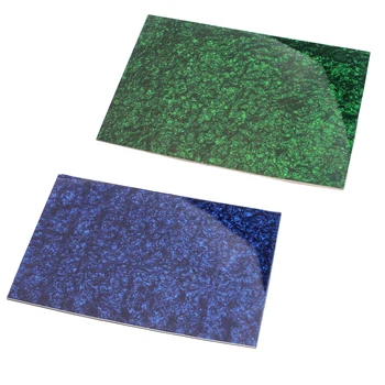 

Pack of 2 Guitar Pickguard Blank Sheet for Guitar Bass Parts, PVC+Celluloid