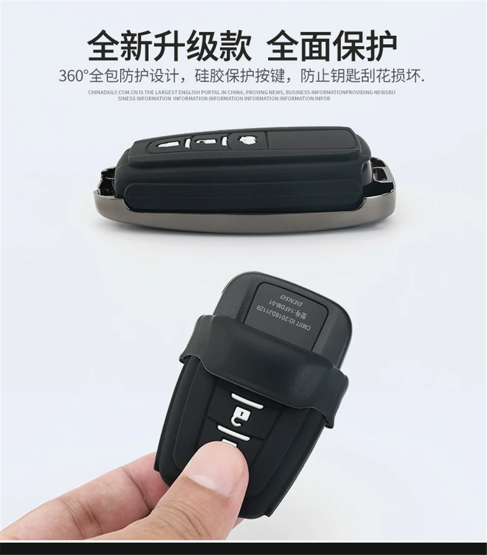 Durevole custodia rigida per portachiavi con telecomando per auto per Toyota Hilux Revo Innova Rav4 Fortuner accessori portachiavi 7 Durevole custodia rigida per portachiavi con telecomando per auto per Toyota Hilux Revo Innova Rav4 Fortuner accessori portachiavi - H0ccd1fbb7fea44898959b6ff1459a801i