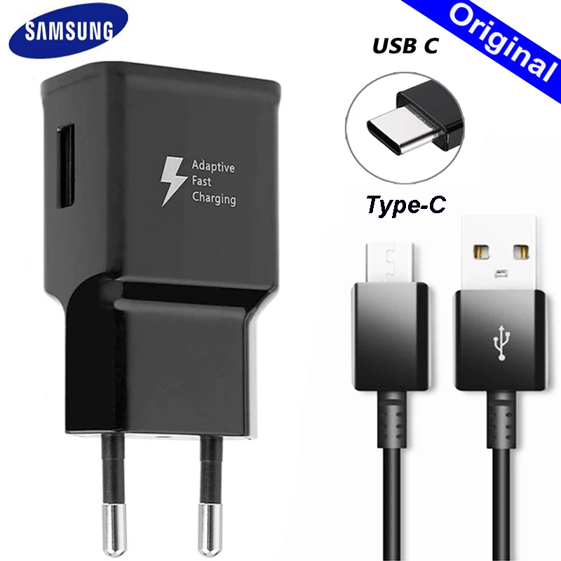 Оригинальное быстрое зарядное устройство Samsung 9 В/1 67 А Европейская зарядка