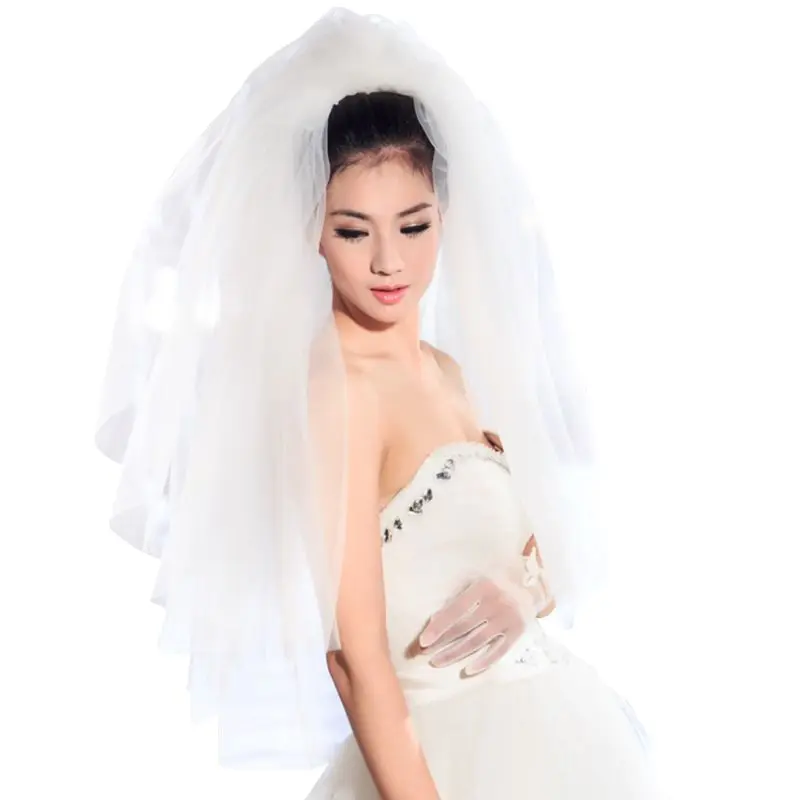 Фатиновое свадебное платье фата пушистая белая многослойная свадебная фата гребень для невесты сказочные свадебные аксессуары