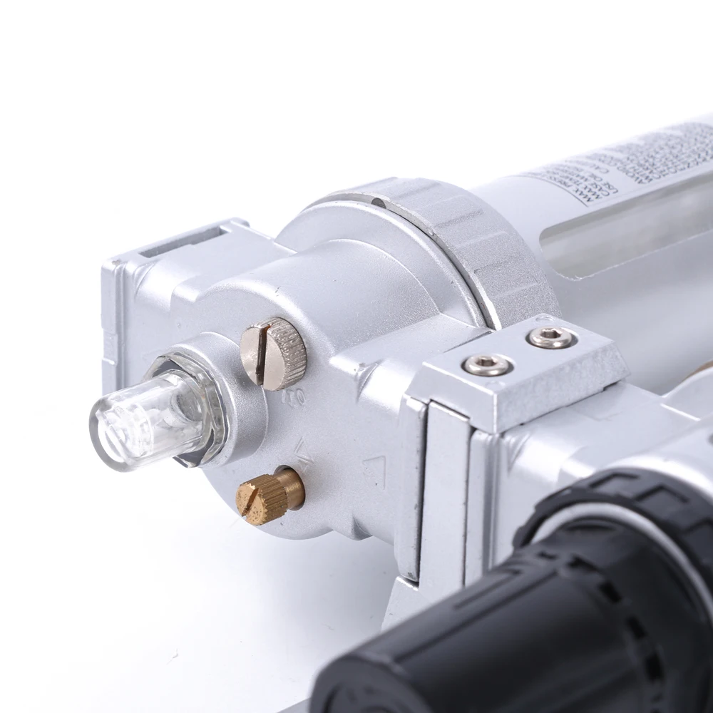 

Hot New Pneumatic Pressure Air Filter Regulator Lubricator Moisture Water Trap Cleaner Oil-water Separator