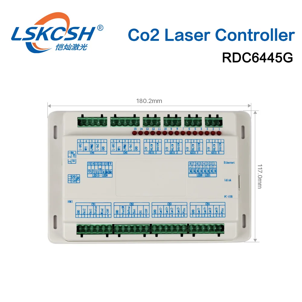 Контроллер LSKCSH Ruida RDC6445 RDC6445G для лазерного гравировального станка Co2 обновление