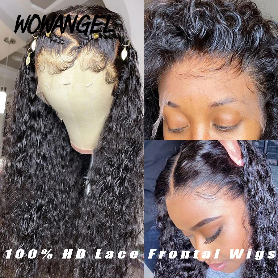 Invisible 13x4 Full Lace Frontal Wigs Hd Lace Closure Wigs Pre Plucked