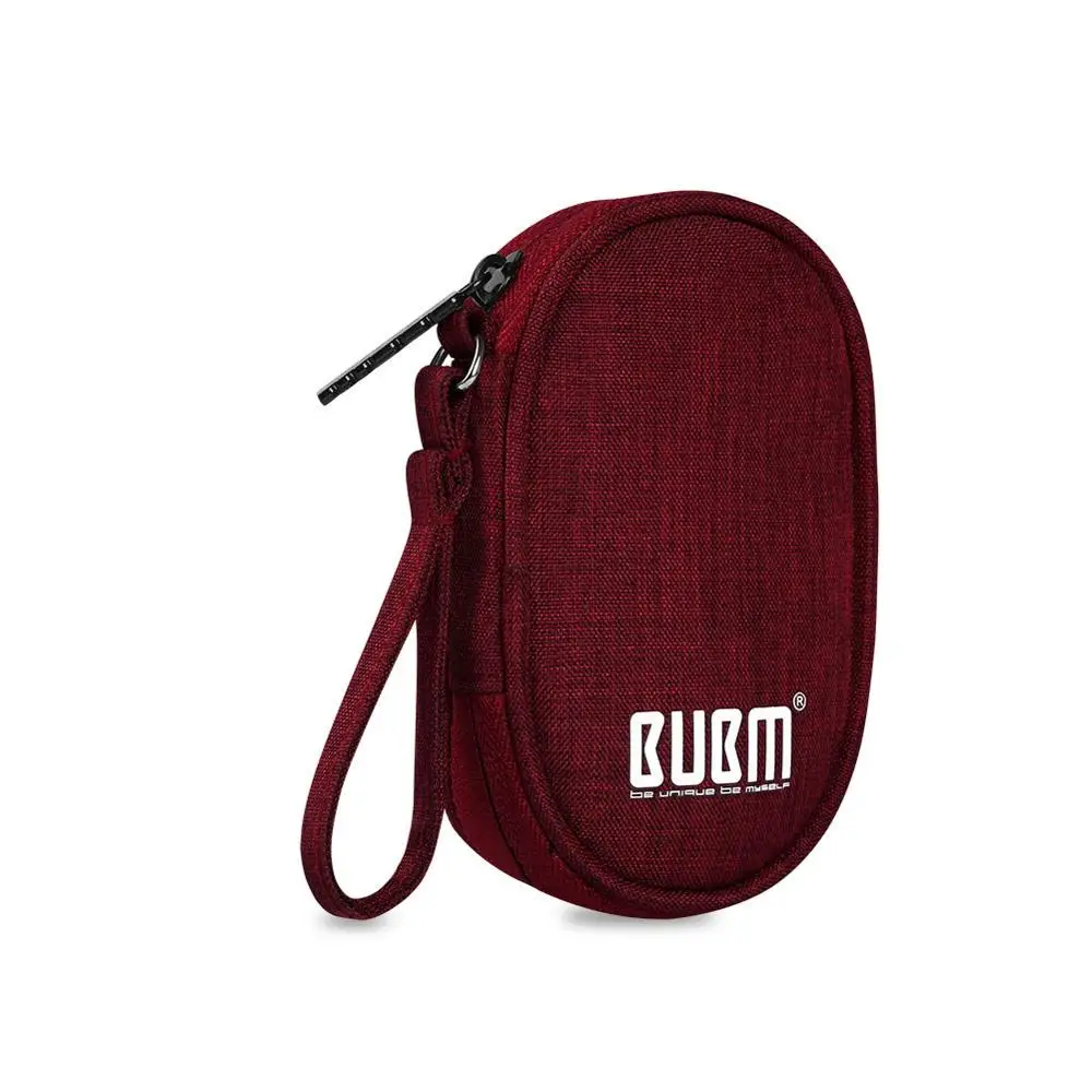 Oval red TUUTH нейлоновый кабель USB сумка органайзер для путешествия для наушников USB сумка для хранения цифровой портативный молнии аксессуары зарядное устройство данных - Цвет: Oval red