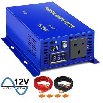 

500w Solar Inverter 12v 220v dc to ac Customizable Pure Sine Wave Inverter Battery Charger Off-grid System Controller For Cars