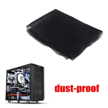 

500x400x10MM DIY Computer Dust Filter Mesh PC Case Fan Cooler Dustproof Cover Sponge 60PPI Black