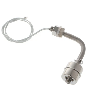 

New Stainless Steel Float Switch Right Angle Vertical Head Liquid Water Tank Level Sensor