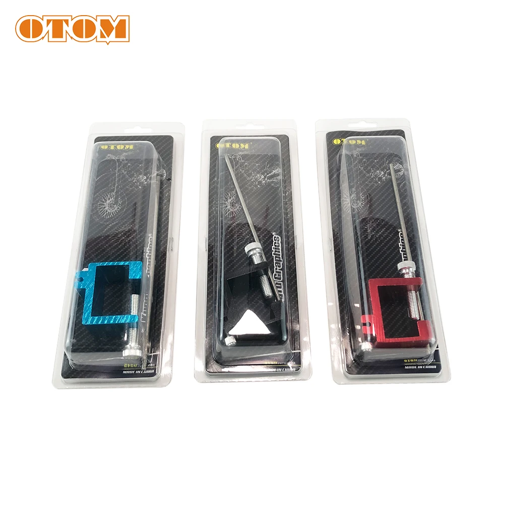 OTOM Universal Chain Adjusting Alignment Tool Metal Blue Design For Dirt Pit Bike Motorcycle ATV Motocross Motorbike Accessories