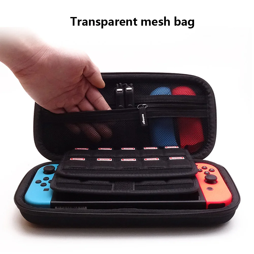 Противоударная сумка для хранения подходит для игровой консоли nintendo Switch и аксессуаров портативный чехол для переноски водонепроницаемый защитный чехол
