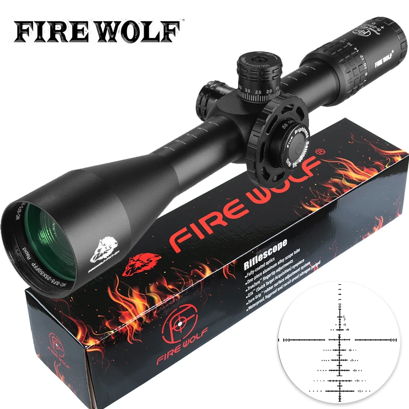 PROD 4001287135701 5-25X50 FFP Tactical Big handwheel Turrets Optical
Rifle Scope Red Green Hunting Riflescope Glass Reticle Sniper sight
