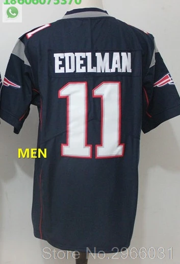 For men Новая Англия A+++ Качественная мужская футболка для взрослых Tom Brady 12 Rob Gronkowski 87 Julian Edelman 11 Brandin Cooks 14 - Цвет: For men