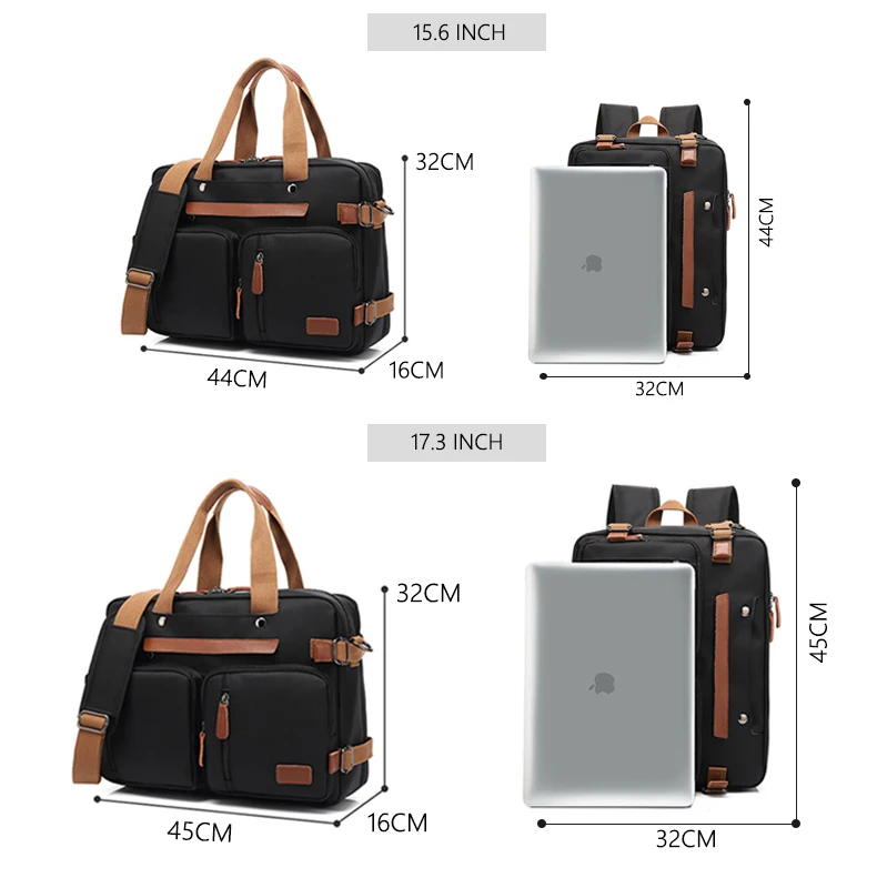 Мужская холщовая рабочая сумка Портфель Дорожная сумка через плечо многофункциональная сумка большая Повседневная деловая сумка для ноутбука с карманом XA284ZC
