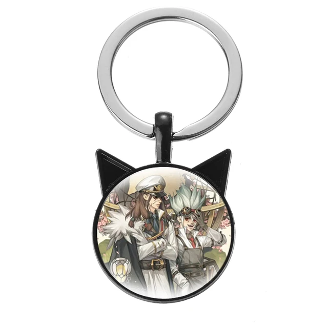  Anime Keychain Cosplay Figure Ishigami Senkuu Cartoon Pendant  Keyring Glass Fashion Key Chain Keys Bag Accessories Gift - AliExpress  Jewelry & Accessories