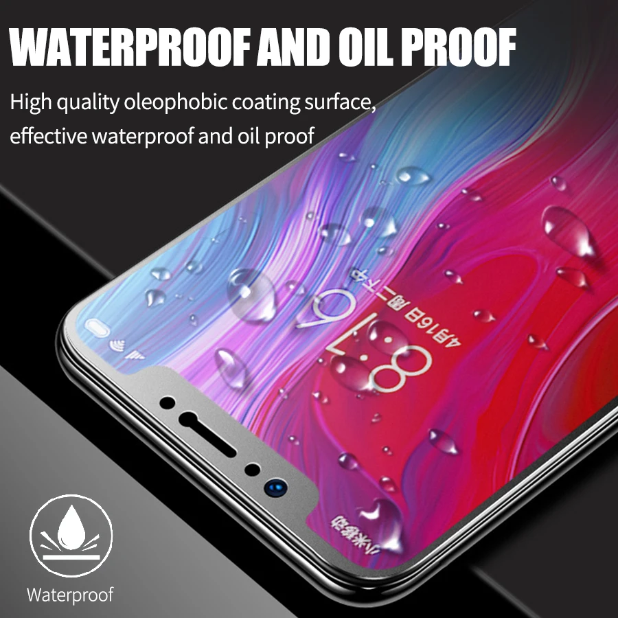 Матовое матовое закаленное стекло для Xiaomi Pocophone F1 CC9 Mi Redmi K20 Pro A3 A2 Lite Note 8T 7 9 SE Max 3