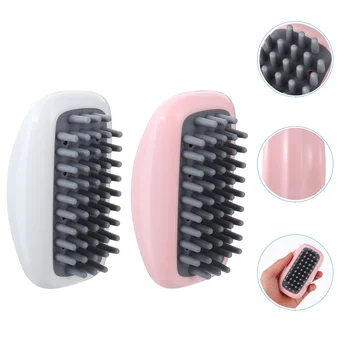 

4pcs Silicone Head Scalp Massager Brush Cleaning Brush Massage Brush Shampoo Brush For Women Men Hair Massager