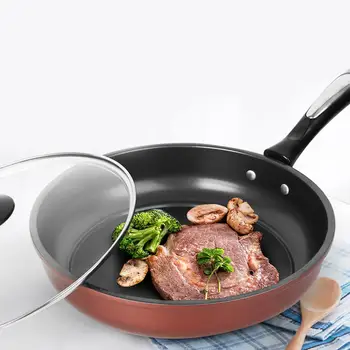 

Non-stick Frying Pan Home Kitchen Steak Cooking Pans Helper with Non-slip Handle