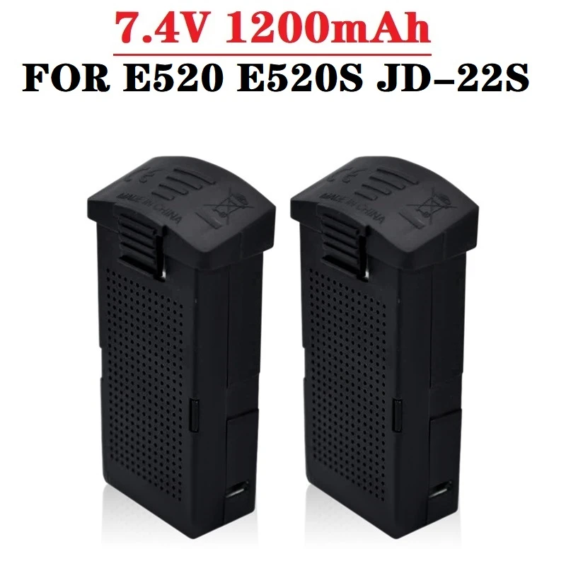 2 шт./компл. оригинальный 7 4 в 1200 мАч 25c LiPo Батарея для RC E520 E520S JD-22S Радиоуправляемый