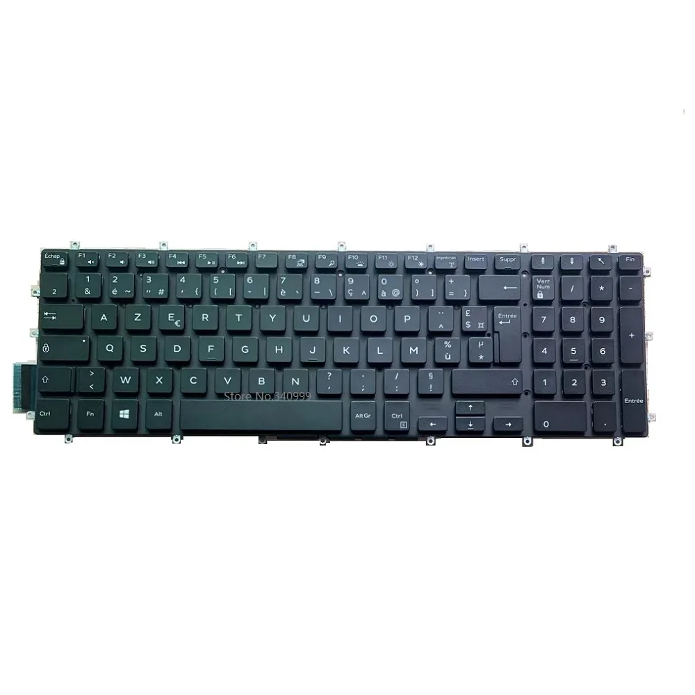 Azerty Francês Novo para Dell Gaming g3 153579 3590 3779 Inspiron g7 g5 155587 5590 7588 7790 7590 Luz Retroiluminado Teclado do Portátil - Imagem 3