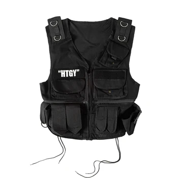 

Tide brand men's functional military wind tooling multi-pocket tactical vest jacket