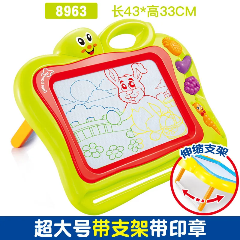 

CHILDREN'S Toy Color Magnetic Drawing Board with Stand Sketchpad Baby ENLIGHTEN Learning Educational Painted Small Blackboard