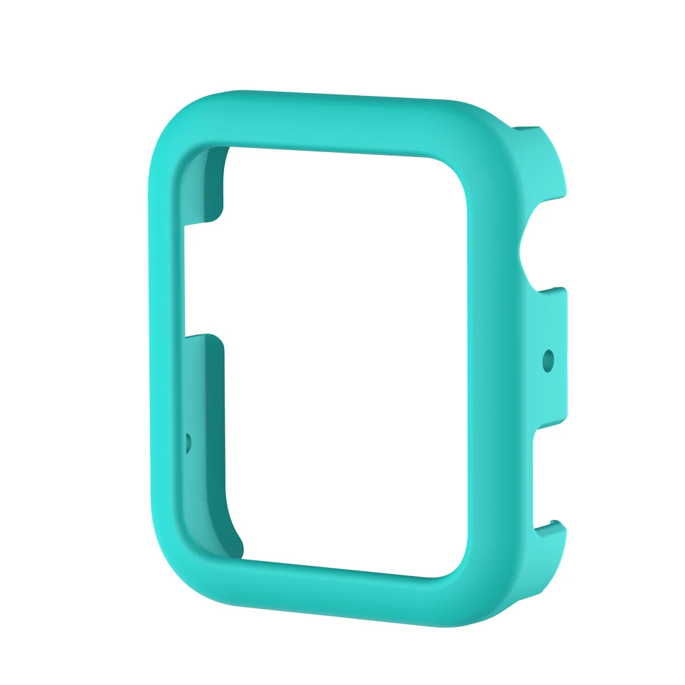 Mint green Тонкий пластиковый чехол для Xiaomi mi, чехол для часов, модный Жесткий ПК Бампер для mi Smart Watch, рамка, легкий корпус, аксессуары - Цвет: Mint green