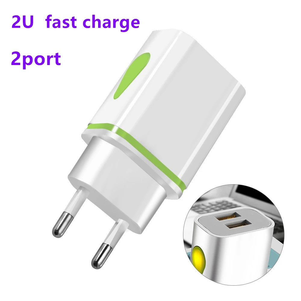65 watt charger mobile Quick Charge Fast charger  18w USB Adapter 2ports Charging EU/US Mobile Phone Chargers For iPhone 11 Samsung Xiaomi accessories best 65w usb c charger