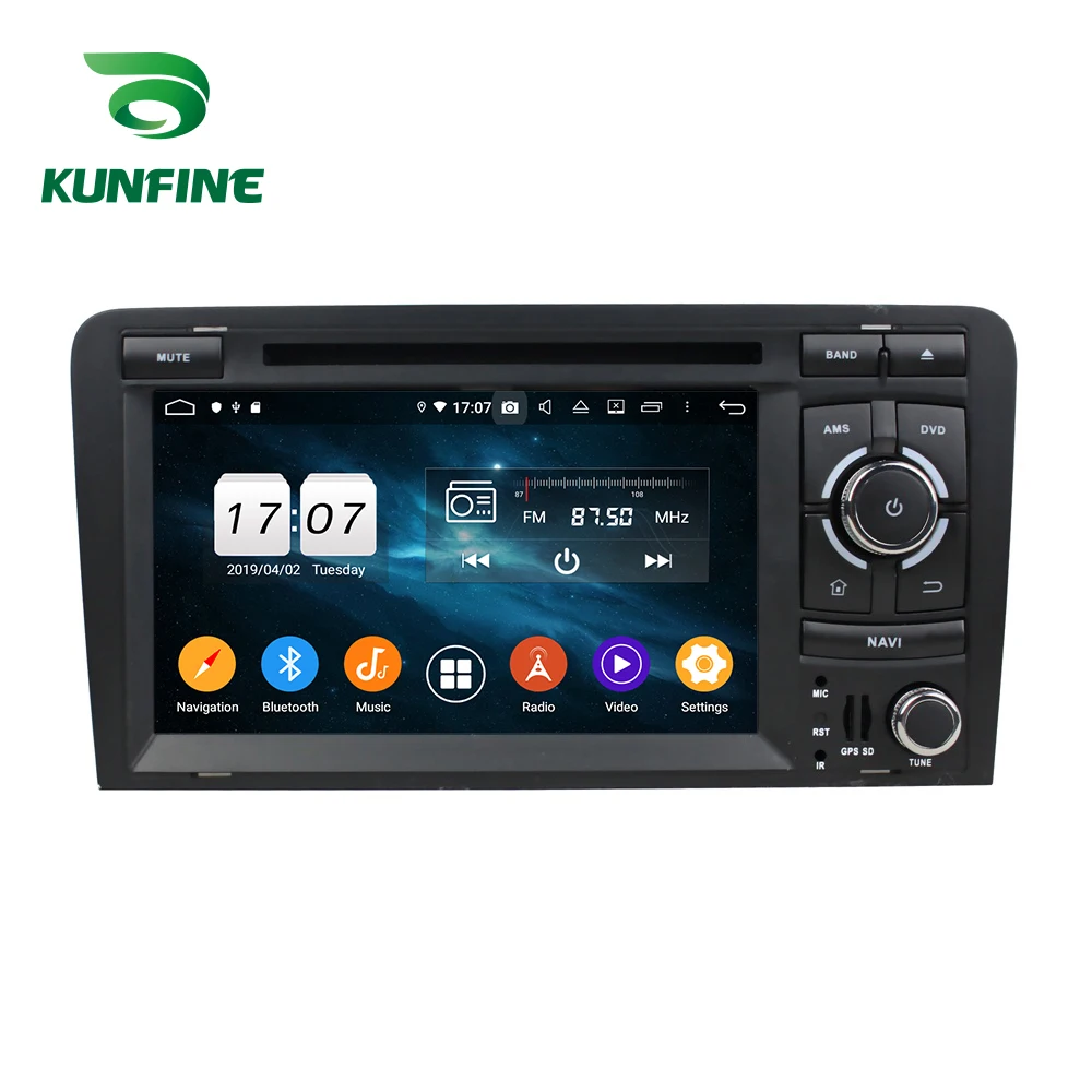 Flash Deal Android 9.0 Octa Core 4GB RAM 64GB Rom Car DVD GPS Multimedia Player Car Stereo for Audi A3 2006-2013 Radio Headunit WIFI 3G 1