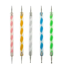 Напрямую от производителя 5 набор спиральных акриловые балясины двуглавый набор игл для рисования крестообразной границы Стиль Знаменитостей поставка