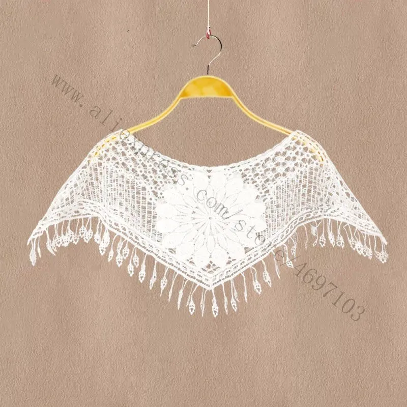 One Size Women Shrug Bolero Lace Wedding Bridal Summer Jacket Elegant Cape Wrap Fashion Shawl Bridal Cloak